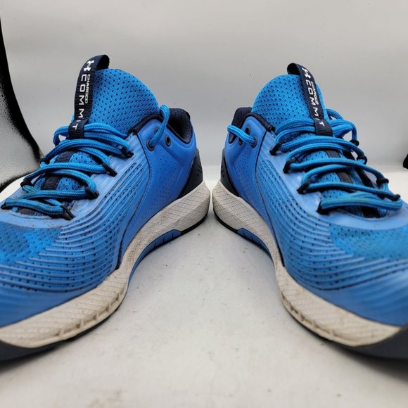 Under Armour Charged Mens 11.5 Blue Shoes Commit TR 3 Training Shoes 3023703-401 - Picture 3 of 12